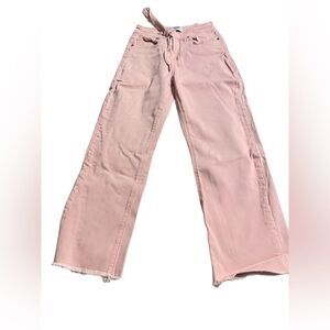 Velvet Heart Pink Denim Capris Size 25